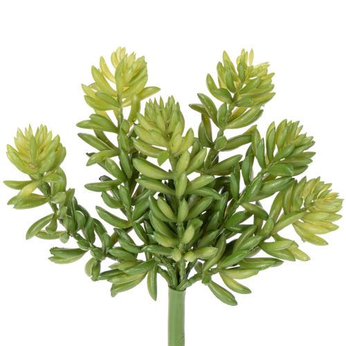 Article Fleurs succulentes artificielles pour une décoration facile d'entretien des espaces de vie et de bureau, 15 cm, lot de 6