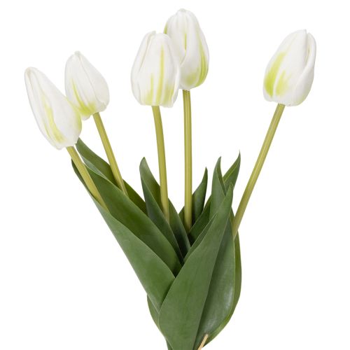 Article Tulipes artificielles décoratives pour une décoration intérieure élégante, 40 cm, lot de 5
