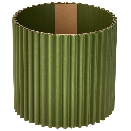 Article Cache-pot en papier vert foncé Ø13cm H12cm 4 pcs