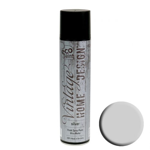 Floristik24 Spray de couleur argent vintage 400ml