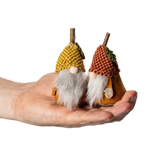 Article Ensemble de 6 figurines de gnome avec bonnet tricoté et gland, 10 cm