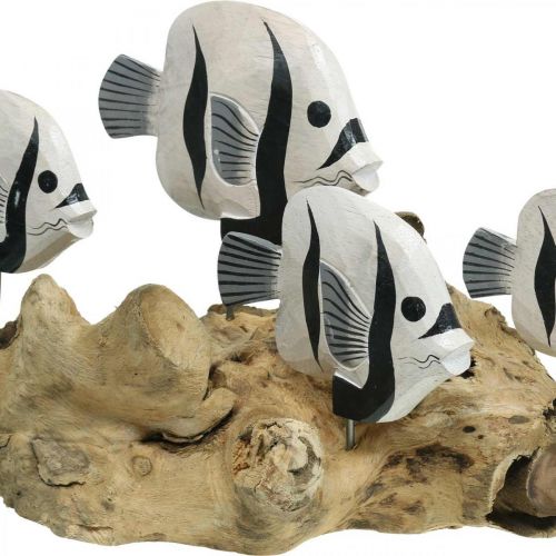 COM-FOUR® poisson en métal pour présentoir - figurine en métal comme  support décoratif