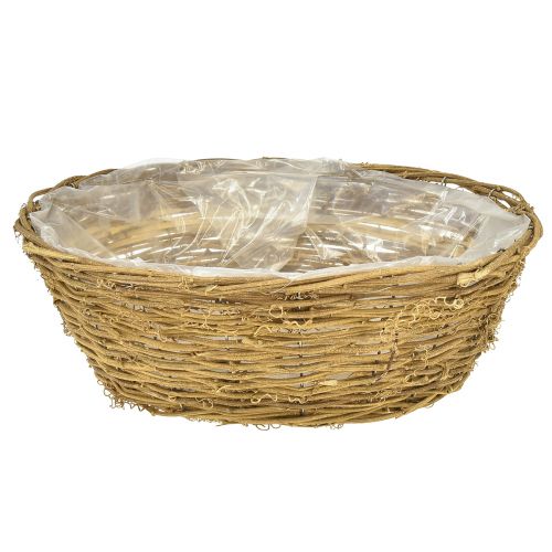 Bol à fleurs grand panier à plantes vignes naturelles Ø40cm H13cm