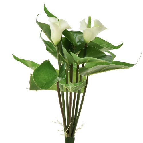 Article Calla Lily Kalla Fleurs Artificielles Fleurs Exotiques Blanches 34cm