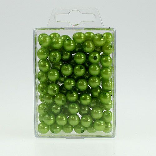 Article Perles déco Ø10mm vert 115p