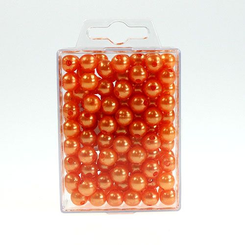 Article Perles déco Ø10mm orange 115p