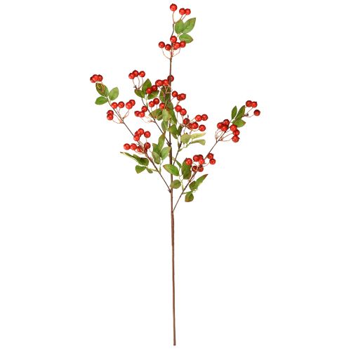 Article Branche décorative baies rouges branche artificielle Noël 88cm