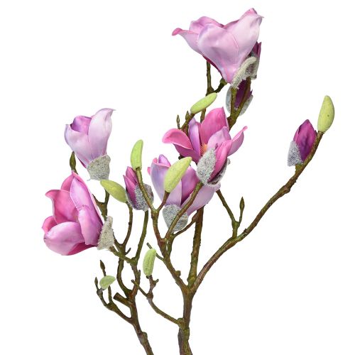 Floristik24 Branche de magnolia fleur artificielle, rose magnolia 92cm