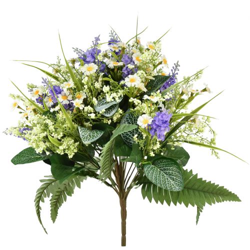 Fleurs artificielles décoration bouquet de fleurs artificielles marguerites 40cm