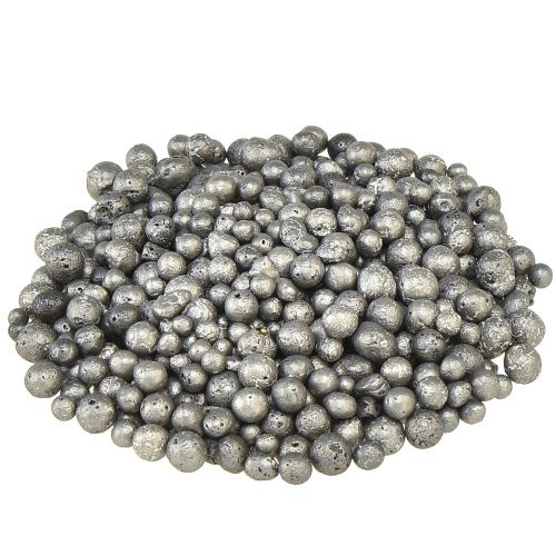 Floristik24 Perles décoratives métalliques granulés décoratifs anthracite ronds 4-8mm 1l