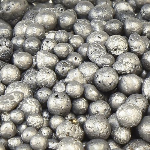 Article Perles décoratives métalliques granulés décoratifs anthracite ronds 4-8mm 1l