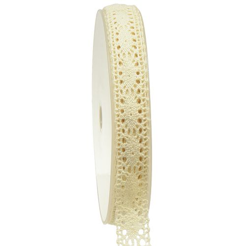 Article Ruban dentelle crème crochet ruban bijoux ruban W18mm L20m