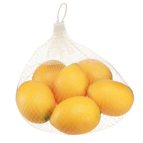 Article Nourriture artificielle décoration citron Ø5,5cm H8cm 6 pcs