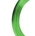 Floristik24 Fil plat en aluminium vert 5 mm x 1 mm 2,5 m