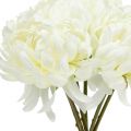 Floristik24 Bouquet déco chrysanthème blanc 28cm 6pcs