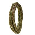 Floristik24 Fil rustique vert bijoux fil artisanat fil rustique 3-5mm 3m