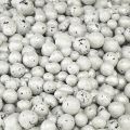 Floristik24 Perles décoratives brillantes 4mm - 8mm blanches 1l