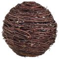 Floristik24 Boule décorative en vignes, marron naturel, diamètre 20 cm