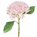 Floristik24 Hortensia artificiel rose clair fleur artificielle rose Ø15,5cm 45cm