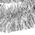 Floristik24 Guirlande de guirlandes argentées scintillantes 270 cm – parfaite pour les décorations festives – polyvalente